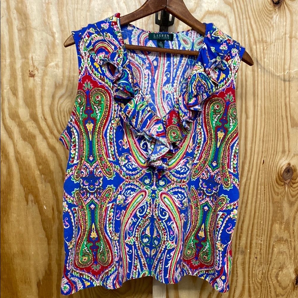 Ralph Lauren size 2XL sleeveless top.